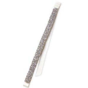 Badgley Mischka Silver Tone Crystal Sash $138